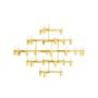 King Home ATOMIC GRANDE XCP9120-30.GOLD Suspension lumineuse 30x10W/G9 IP20