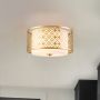 Elstead Lighting Ziggy ZIGGY-F-M-LG Plafondlamp 2x60 W/E27