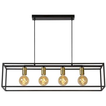 Lucide RUBEN 00424/04/30 Hanglamp 4x40w/e27 ip20