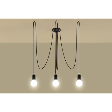 Sollux EDISON SL.0370 Suspension lumineuse 3x60W/E27