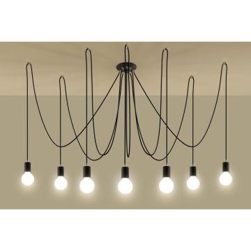 Sollux EDISON SL.0372 Hanglamp 7x60W/E27