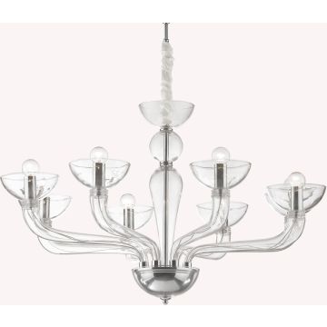 Ideal Lux CASANOVA 044255 Kroonluchter 8x40W/E14 ip20
