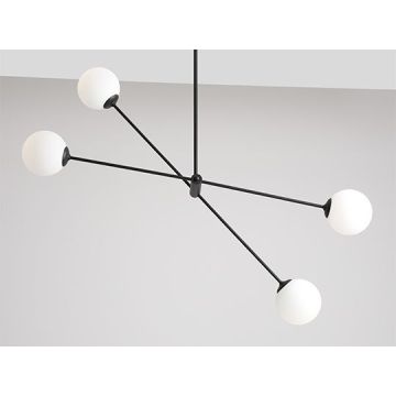 Aldex OHIO 1081PL_L1 Lampe de plafond 4x40W/E14