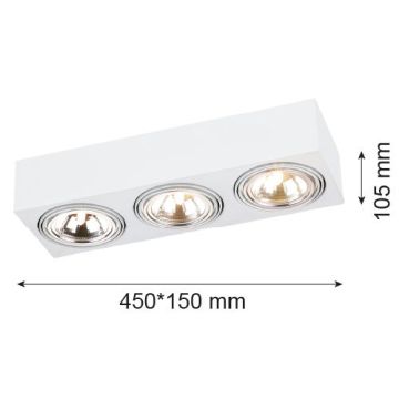 Argon RODOS 1088 Plafonnier 3x6W/G9 IP20