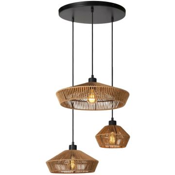 Lucide YUNKAI 10413/03/72 Hanglamp 3x60w/e27 ip20