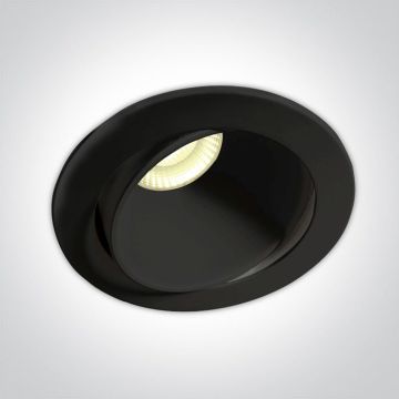 One Light Recessed Spots 11106PK/B/W Spot encastré 1x8W/LED 3000K 850lm IP54