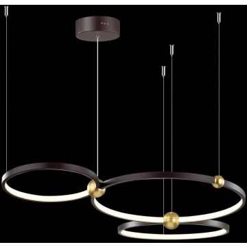 Altavola Design Aurora LA111/P_50_3k_black Suspension lumineuse 3x63W/LED 3000K 4440lm IP20