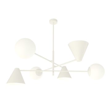 Emibig HERMES 1348/6 Lampe de plafond 6x10W/E14 IP20