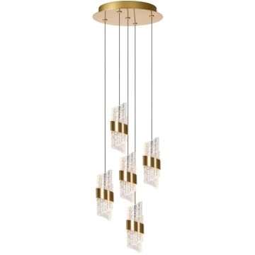 Lucide KLIGANDE 13496/36/02 Hanglamp 5x7w/led 2700k 720lm ip20