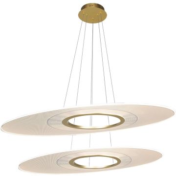 Altavola Design Eclipse LA116/P2_97_3k_gold Suspension lumineuse 2x48W/LED 3000K 2880lm IP20