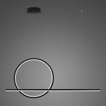 Altavola Design Linea No.2 LA087/PX100_40_3k_black Suspension lumineuse 2x30W/LED 3000K 1800lm IP44