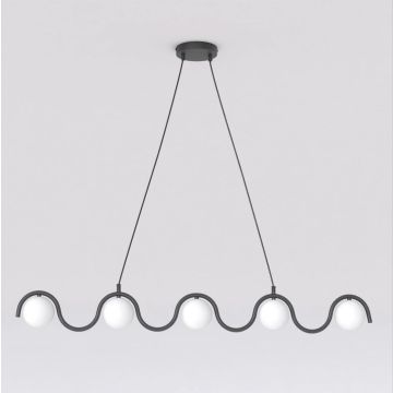 Emibig SINUS 1582/5 Suspension lumineuse 5x8W/G9 IP20