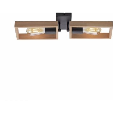 Paul Neuhaus FRANKY 15657-18 Plafondlamp 2x60W/E27 ip20