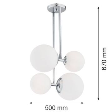 Argon ASPEN 1646 Suspension lumineuse 4x15W/E27 IP20