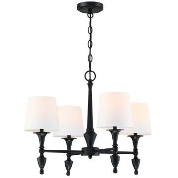 Cosmolight AUSTIN P04166BK-WH Lustre 4x40W/E27 IP20