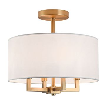 Cosmolight LILLE C04913BR-WH Plafondlamp 4x40W/E14 IP20