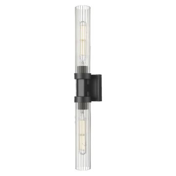 Cosmolight QUINCY W02873BK Applique murale 2x40W/E27 ip20