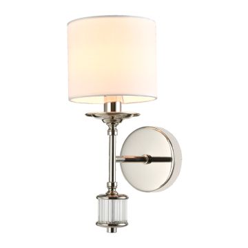 Cosmolight SUTTON W01460NI-WH Wandlamp 1x25W/E14 ip20