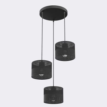 Emibig KARBON 1651/3PREM Hanglamp 3x15W/E27 IP20