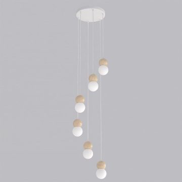 Emibig LOOP 1674/6 Suspension lumineuse 6x8W/G9 IP20