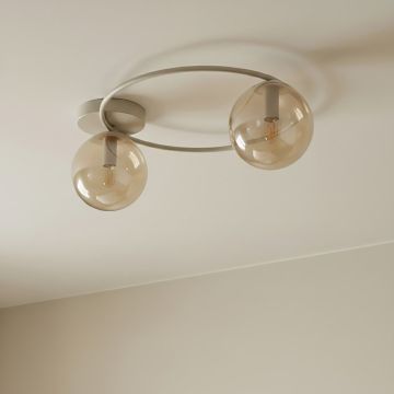Emibig SOPRA 1634/2 Plafondlamp 2x10W/E14 IP20