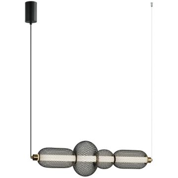 Italux Marco PND-84283-4-BK Hanglamp 1x16W/LED 3000K 900lm IP20