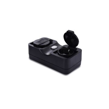 AZzardo WIFI POWER STRIP 16A DOUBLE IP44 AZ3223 Prise de courant IP44