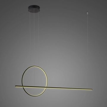 Altavola Design Linea No.2 LA087/PX120_40_3k_39W_black Suspension lumineuse 2x39W/LED 3000K 2350lm IP44