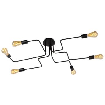 Lucide LESTER 21112/06/30 Lampe de plafond 6x40w/e27 ip20