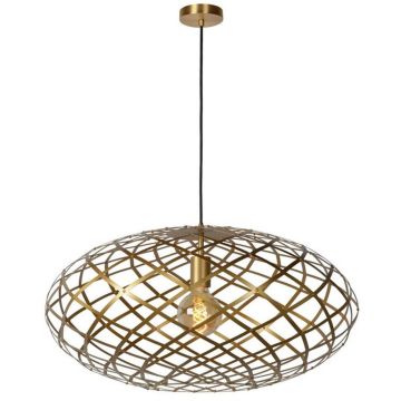 Lucide WOLFRAM 21417/65/02 Hanglamp 1x60w/e27 ip20