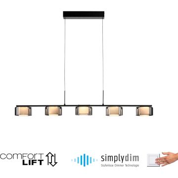 Paul Neuhaus RIKA 2116-18 Hanglamp 5x42W/LED 3000k 5000lm ip20