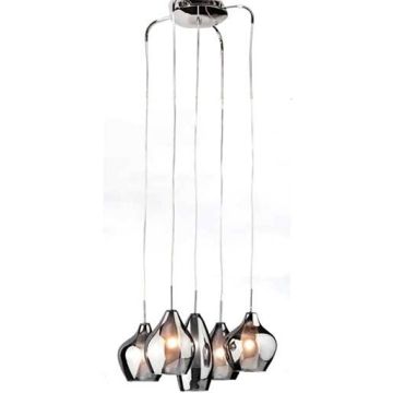 AZzardo AMBER MILANO 5 AZ0722 Suspension lumineuse 5x40W/G9 IP20
