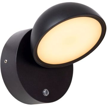 Lucide FINN 22865/12/30 Wandlamp 1x12w/led 3000k 1200lm ip54
