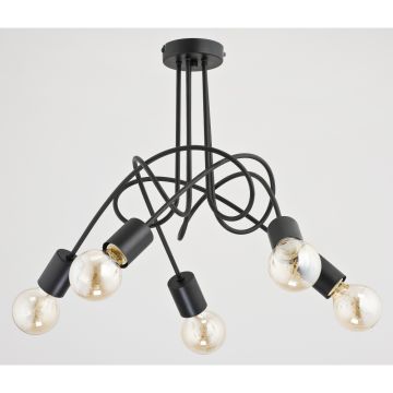 Alfa TANGO BLACK 23175 Plafondlamp 5x60W/E27
