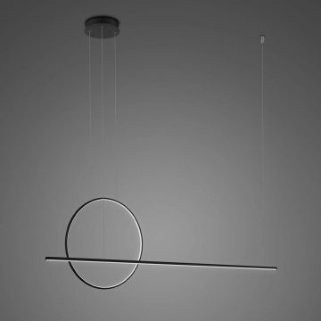 Altavola Design Linea No.2 LA087/PX120_40_4k_39W_black Suspension lumineuse 2x39W/LED 4000K 1800lm IP44