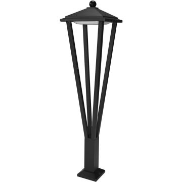 Italux Bons OFL-22474-L-BK Lampe sur pied 1x12W/LED 3000K 590lm IP54