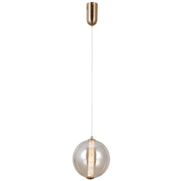 Italux Butero PND-34359-M-HBR-AMB Hanglamp 1x9W/LED 3000K 825lm IP20