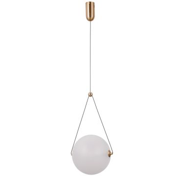 Italux Rastia PND-34361-L-HBR-OPAL Suspension lumineuse 1x12W/LED 3000K 1300lm IP20