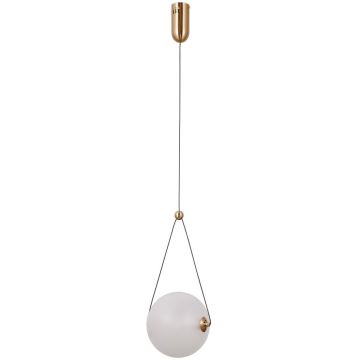 Italux Rastia PND-34361-M-HBR-OPAL Suspension lumineuse 1x9W/LED 3000K 975lm IP20