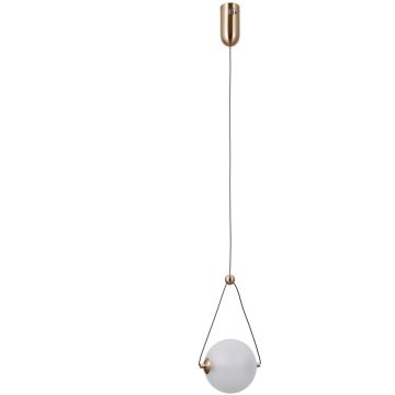 Italux Rastia PND-34361-S-HBR-OPAL Hanglamp 1x6W/LED 3000K 650lm IP20