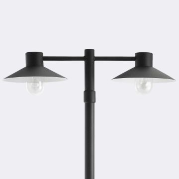 Norlys LUND 275B Straatlantaarn 2x9W/E27 IP54