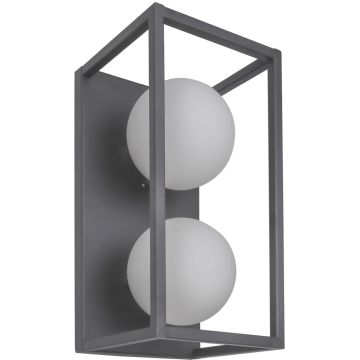 Italux Daisy MB-BR4367-W2 GR Wandlamp 2x4W/G9 IP20