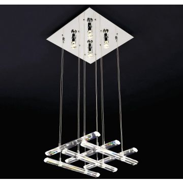 Italux Diamond MD8103-16B3 Suspension lumineuse 4x10W/GU10+12x50W/G4 IP20