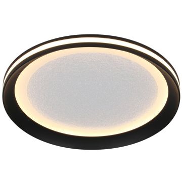 Italux Artizo PLF-02326-S-BK Plafonnier 1x18W/LED 3000K/4000K/6000K 2200lm IP20