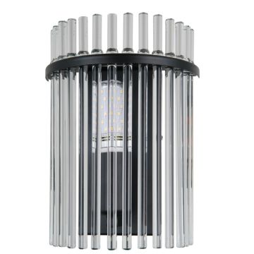 Italux Merto WL-40930-1A-BK Wandlamp 1x40W/E14 IP20