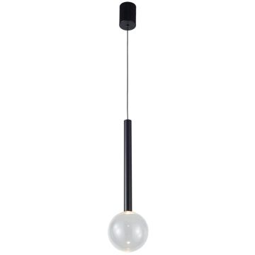 Italux Alinos PND-24019-1A-BK Hanglamp 1x6W/LED 3000K 200lm IP20