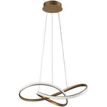 Italux Consa PND-19221C-GD Suspension lumineuse 1x40W/LED 3000K/4000K/6000K 3400lm IP20