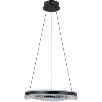 Italux Morte PND-34535-M-BK Hanglamp 1x40W/LED IP20