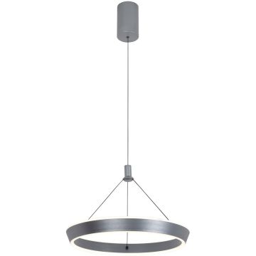Italux Ottana PND-64739-S-GR Hanglamp 1x24W/LED 3000K/4000K/6000K 2900lm IP20