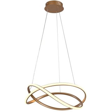 Italux Rumio PND-23917-GD Suspension lumineuse 1x40W/LED 3000K/4000K/6000K 3400lm IP20
